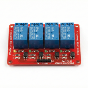 5V / 12V 4-channel relay module (Red board)