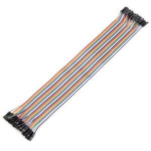 40 Pin Dupont Female–Female Jumper Wire Ribbon Cable 20cm