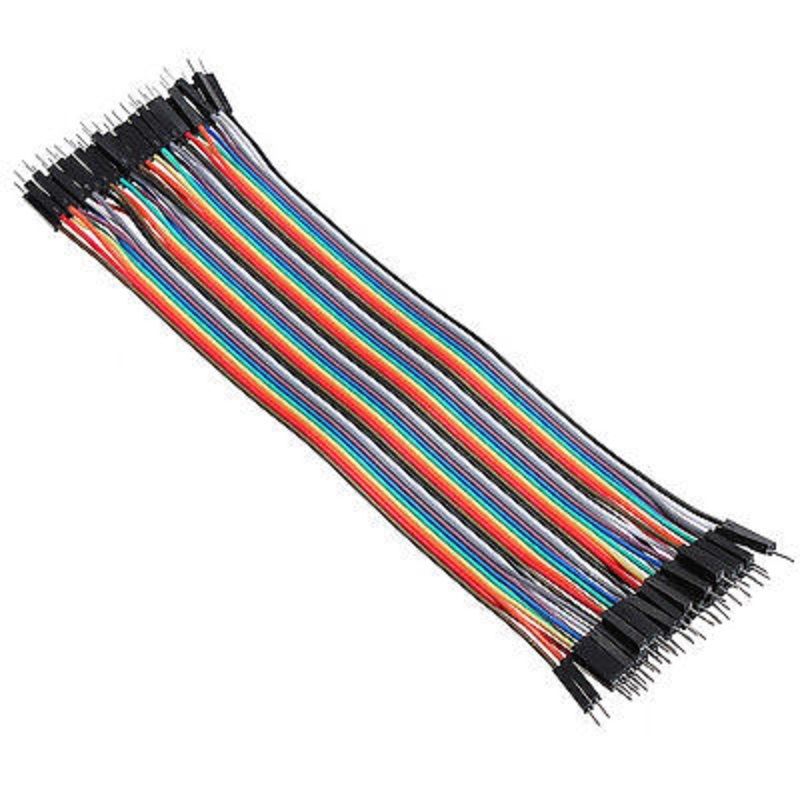 40 Pin Male to Male Jumper Wire Ribbon Cable 20cm