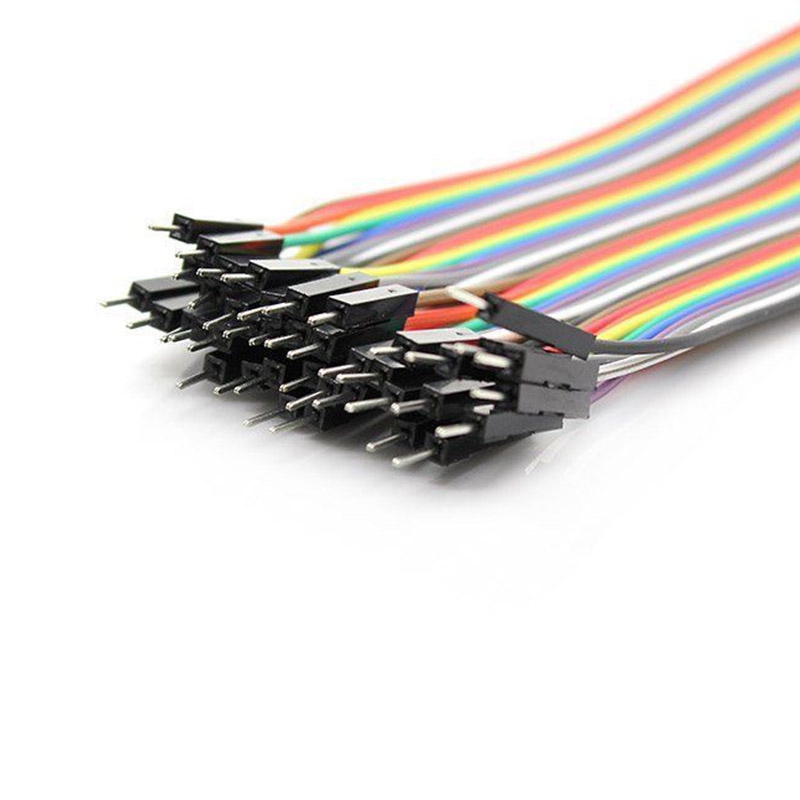 40 Pin Male to Male Jumper Wire Ribbon Cable 20cm