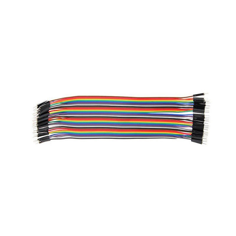 40 Pin Male to Male Jumper Wire Ribbon Cable 20cm