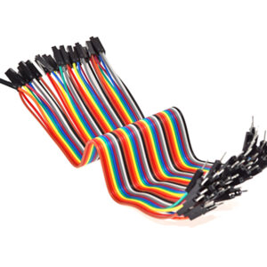 40PCS Dupont Wire Jumper Cable 20cm 2.54mm Male to Female