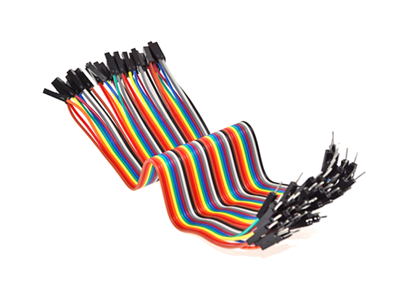 40PCS Dupont Wire Jumper Cable 20cm 2.54mm Male to Female