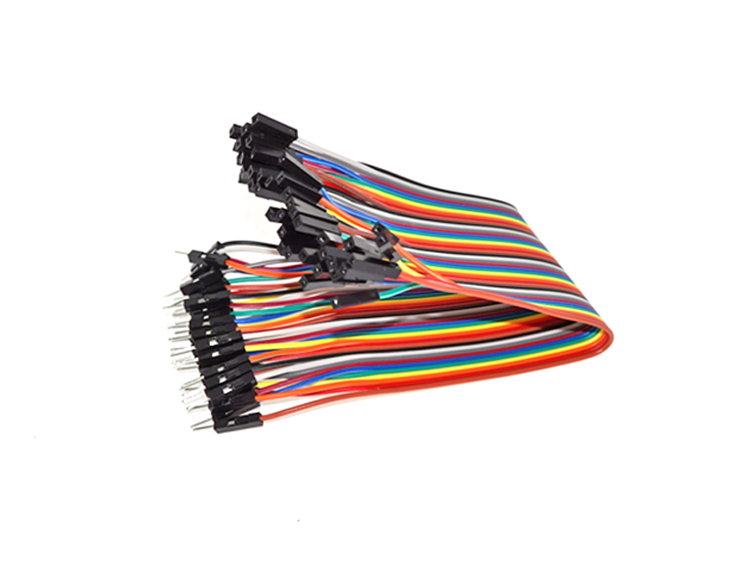 40PCS Dupont Wire Jumper Cable 20cm 2.54mm Male to Female