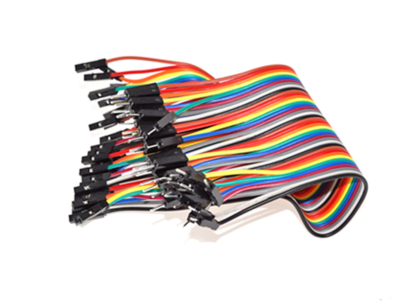 40PCS Dupont Wire Jumper Cable 20cm 2.54mm Male to Female