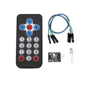 HX1838 Infrared Wireless Remote Control Kit for Arduino (black）