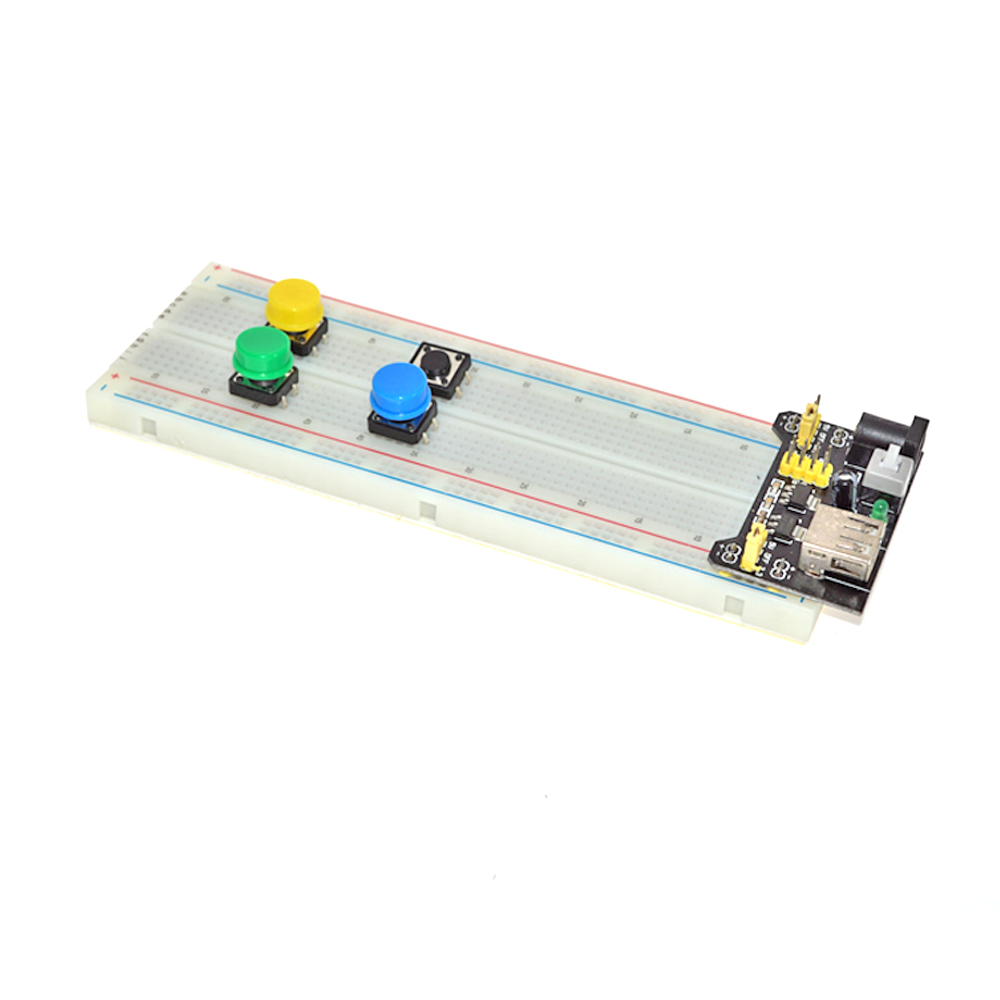MB-102 Solderless Breadboard – 830 Tie Points
