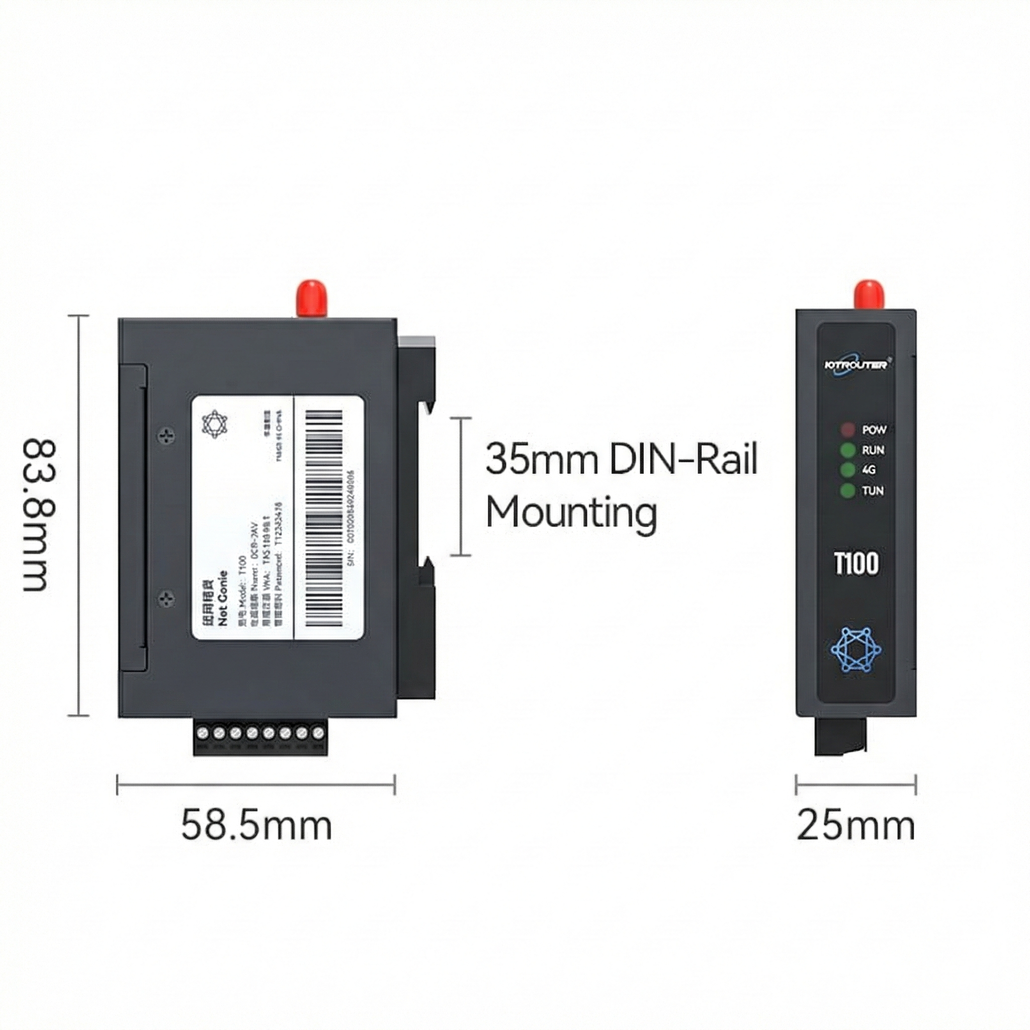 T100 Network Wizard – Remote Networking Device with NAT Traversal