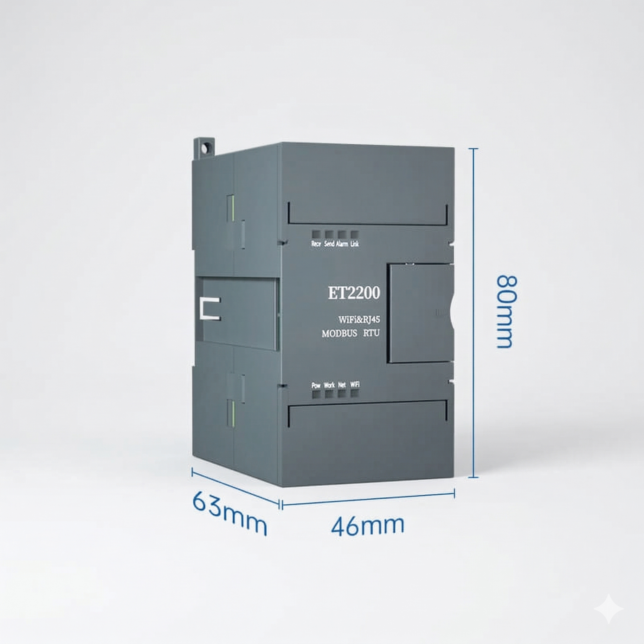 ET2200 DIN-Rail WiFi Transmission Terminal
