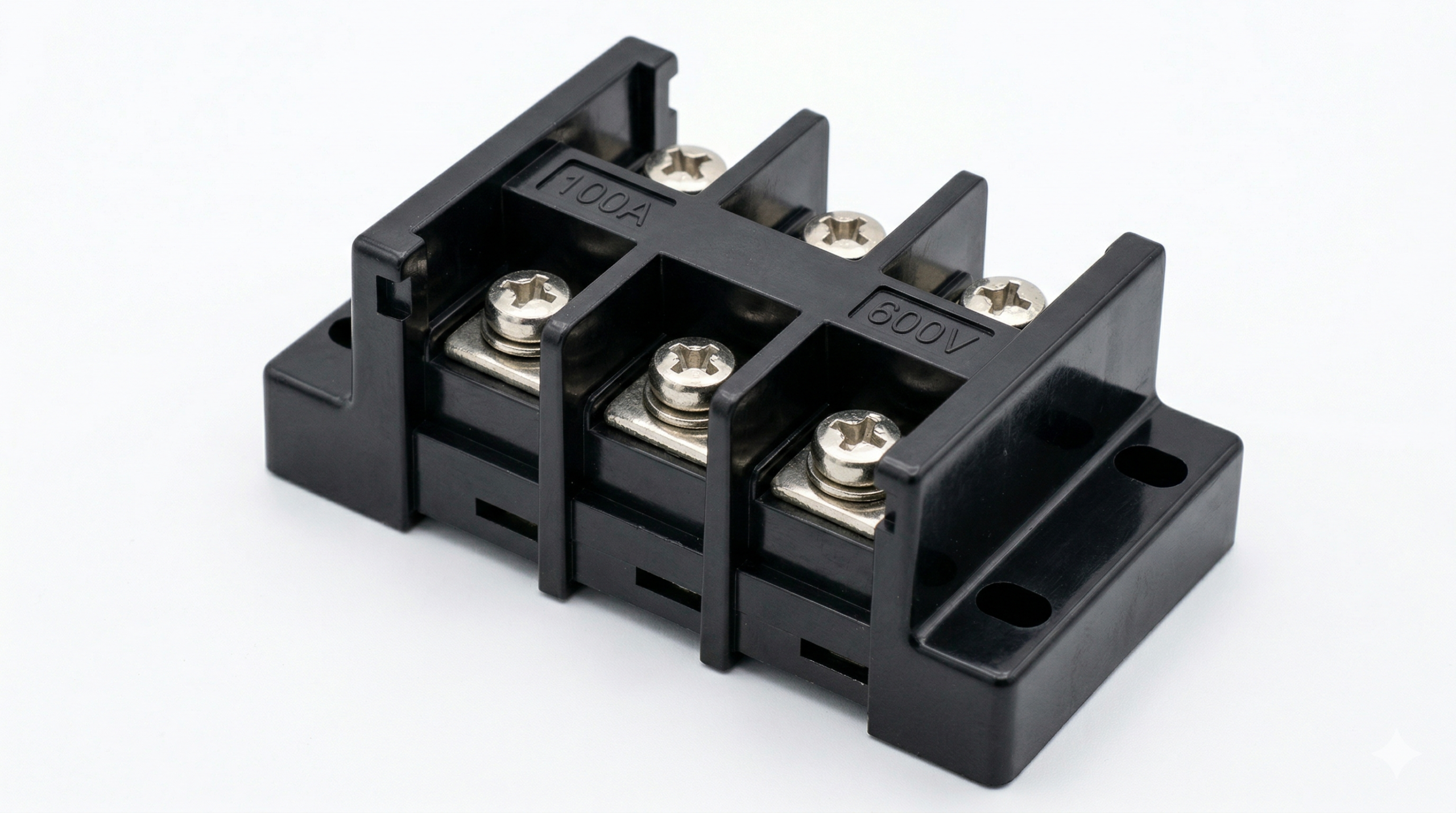 100A TERMINAL-Black - Material Insulator: ABS Body: Brass Surface: Nickel plated Rated voltage/current 30Vac-60Vdc/Max.100A