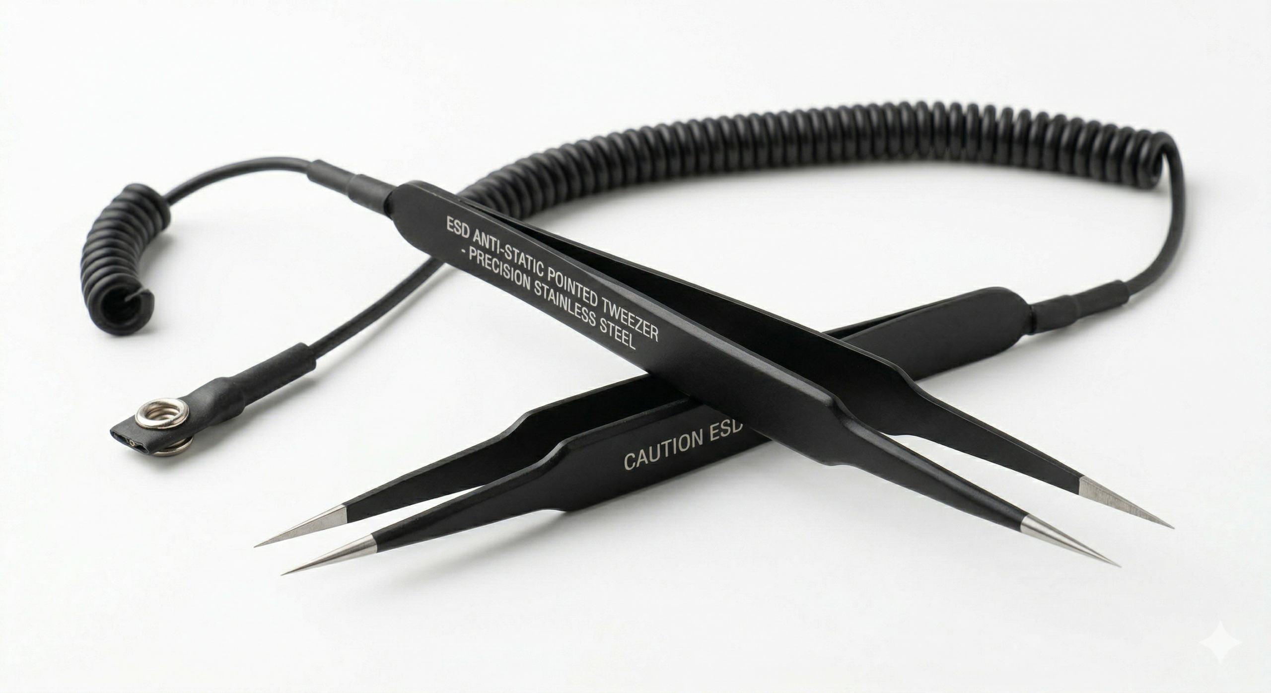 ESD Anti-Static Tweezer (Pointed Tip)