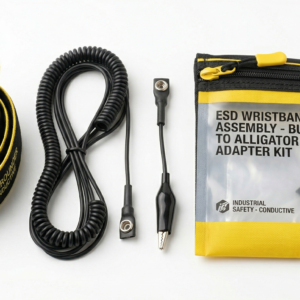 ESD Wristband Button to Clip Type (Anti-Static Wrist Strap) – Zip Pouch Pack