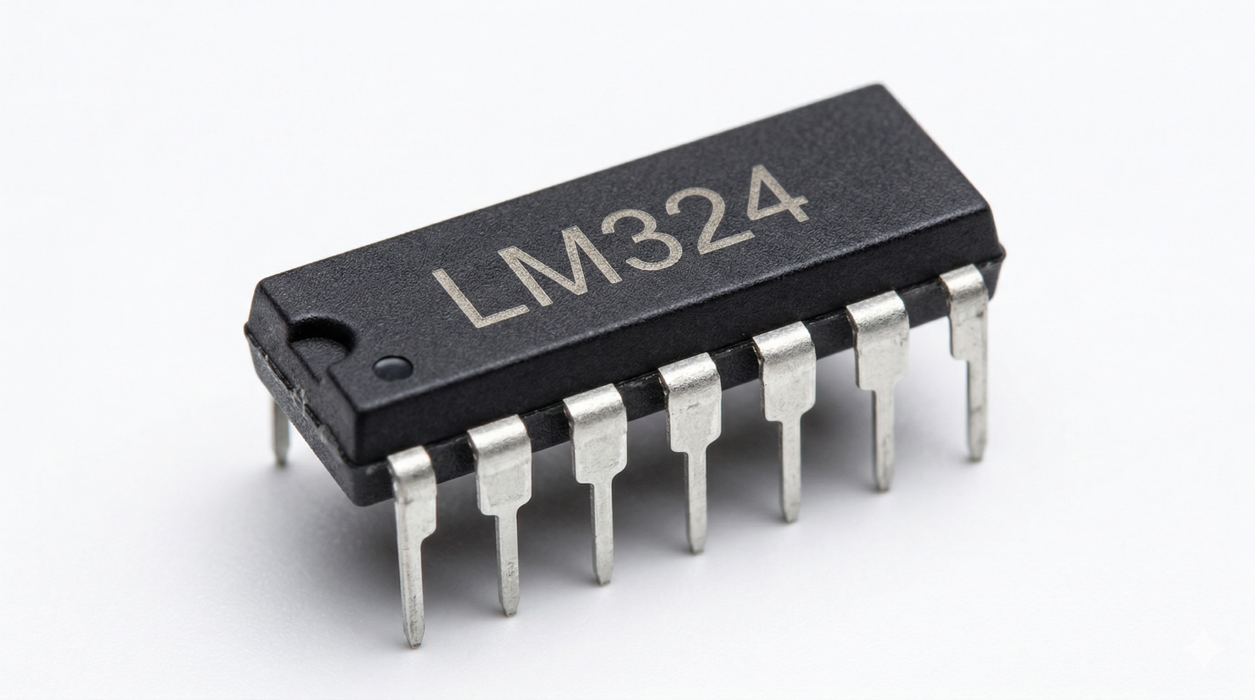 LM324 - IC / Integrated circuit - Quad 30-V 1.2-MHz operational amplifier